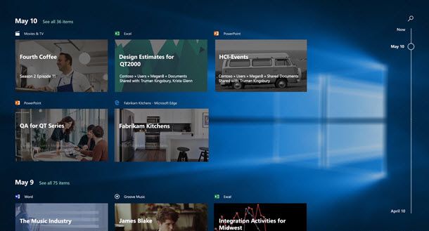 Keela Windows 10 ajaskaala koos rühmapoliitikaga