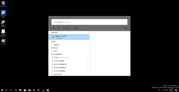 تمكين شريط البحث العائم في نظام التشغيل Windows 10 (تطبيق Cortana الشامل)