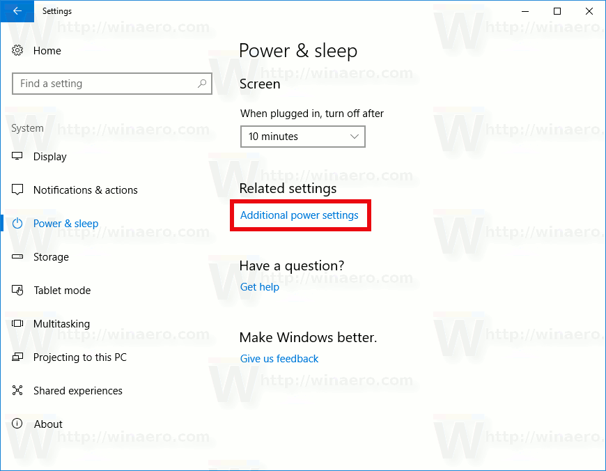 Kako stvoriti plan napajanja u sustavu Windows 10