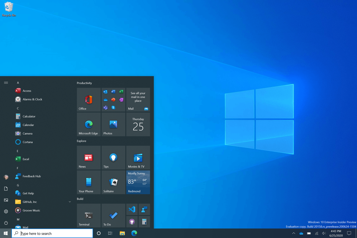 Kako narediti celozaslonski meni Windows 10 Start Menu