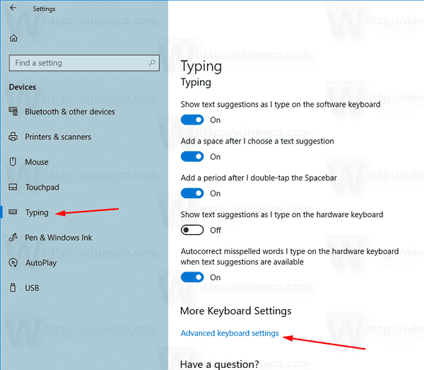 Kako postaviti zadani raspored tipkovnice u sustavu Windows 10