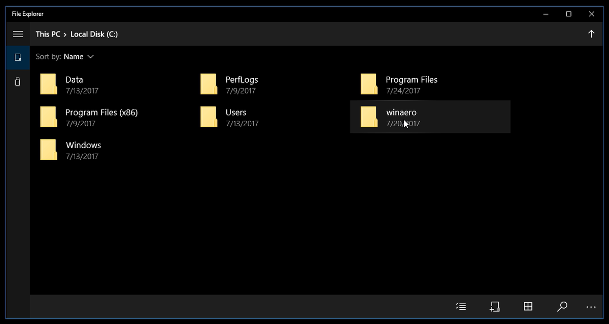 تم تحديث مستكشف الملفات الحديث باستخدام Fluent Design
