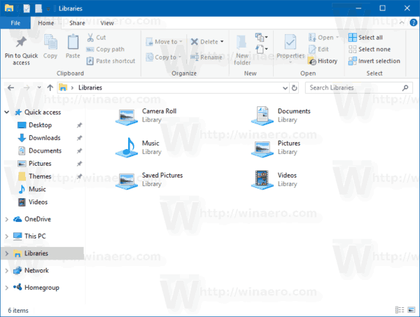 Postavite zadano mjesto spremanja za biblioteku u sustavu Windows 10