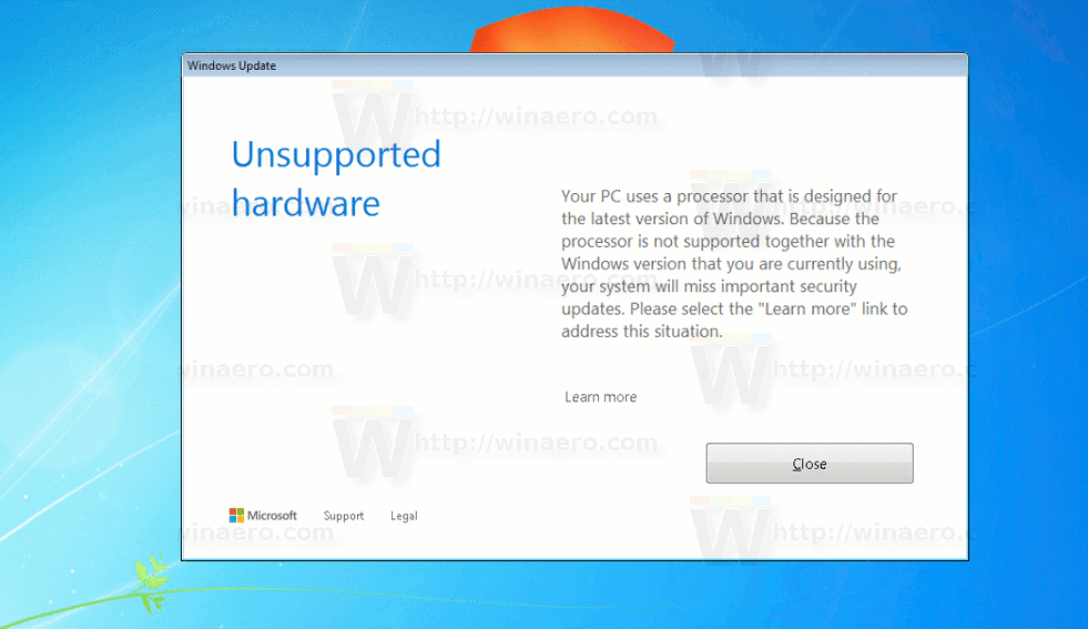 El nou bloqueig de la CPU al Windows ara és actiu i és més restrictiu