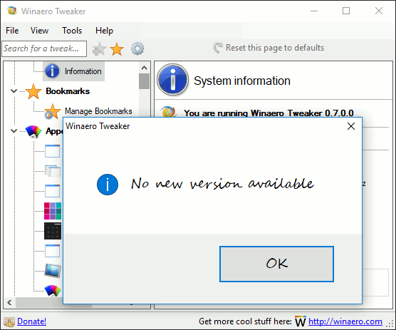 Mainīt ziņojumu lodziņa teksta izmēru sistēmā Windows 10 Creators Update