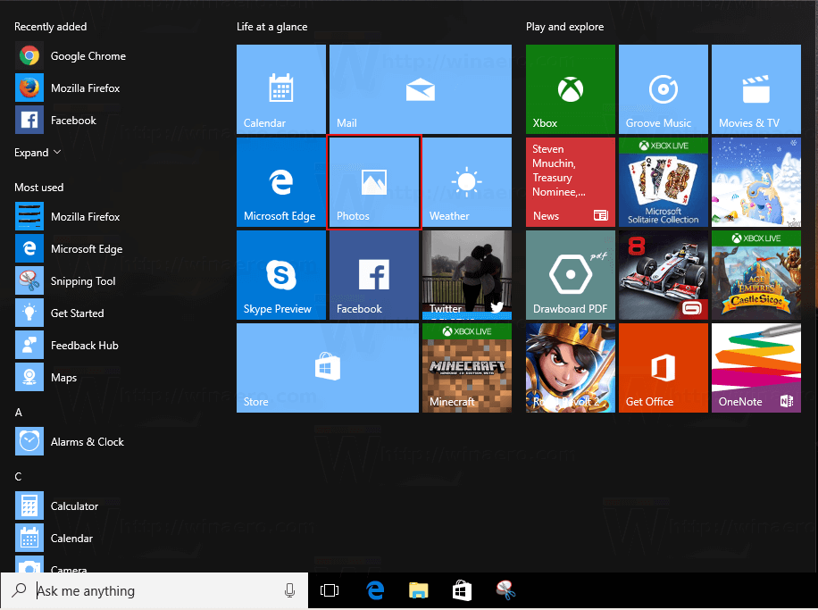 Désactiver l'amélioration automatique dans l'application Photos dans Windows 10