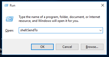 So fügen Sie dem Menü Senden an in Windows 10 benutzerdefinierte Elemente hinzu