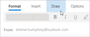 Lägg till skisser i meddelanden i Mail-appen i Windows 10