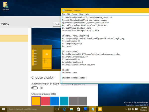 Ako zmeniť farby a vzhľad okna Windows 10
