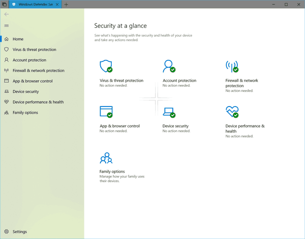 Habilitar la zona de pruebas de Windows Defender en Windows 10