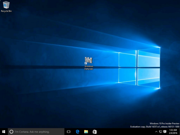 Microsoft heeft Windows 10 build 14257 uitgebracht voor Fast Ring Insiders