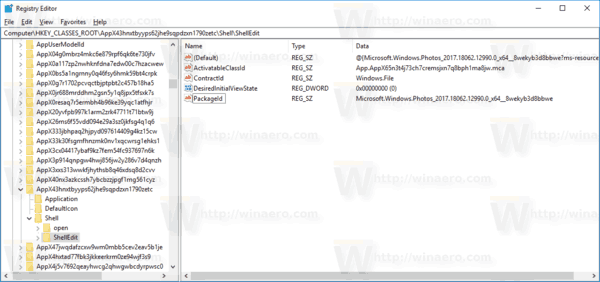 Usuń menu kontekstowe Edytuj ze zdjęciami w systemie Windows 10