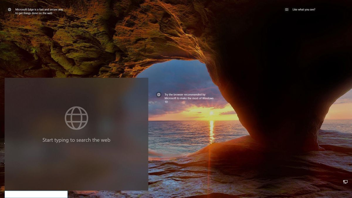 Nakatagong Tampok ng Windows 10: Search Box sa Lock Screen