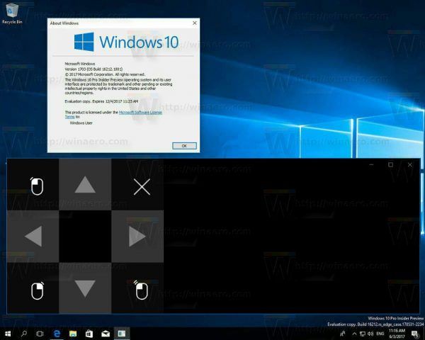 Nová dotyková klávesnice v aktualizaci Windows 10 Fall Creators Update