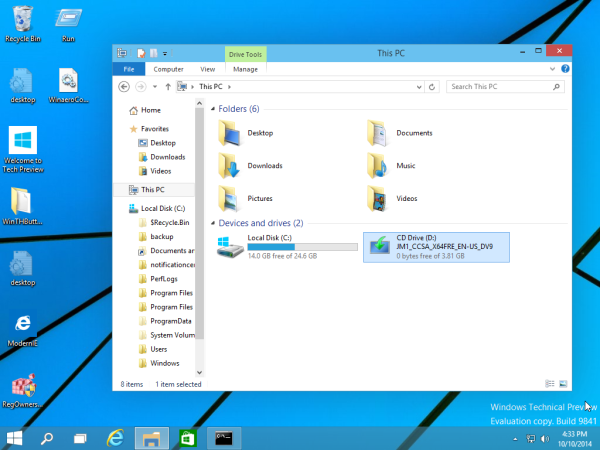 Frakoblet installasjon av .NET Framework 3.5 i Windows 10 ved bruk av DISM