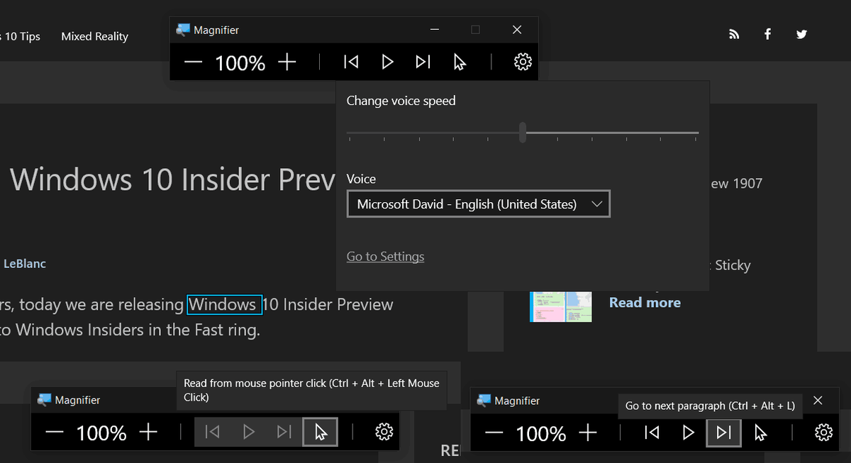 Ang Windows 10 20H1 ay nakakakuha ng isang bagong tampok sa kakayahang mai-access