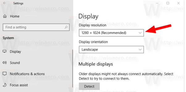 Canvieu la resolució de pantalla a Windows 10