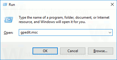 Rakendatud grupipoliitika kuvamine Windows 10-s