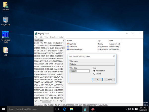 Windows 10 파일 탐색기에서 OneDrive 아이콘을 제거하는 방법