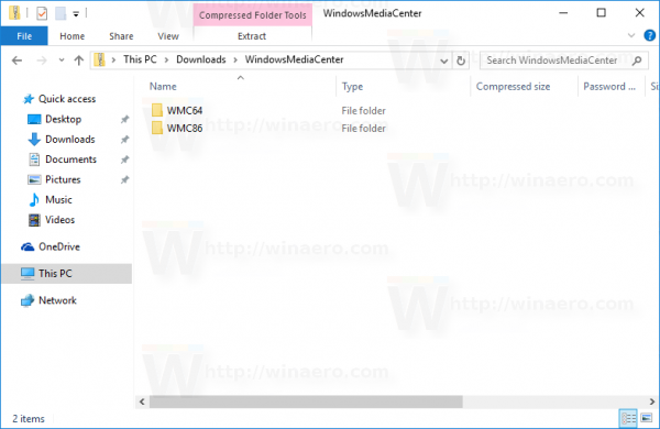 Windows Media Center untuk Kemas kini Ulang Tahun Windows 10