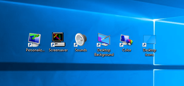 Buat Pintasan Personalisasi Klasik di Windows 10