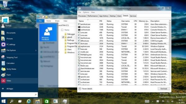 Aero Glass en transparantie inschakelen in Windows 10