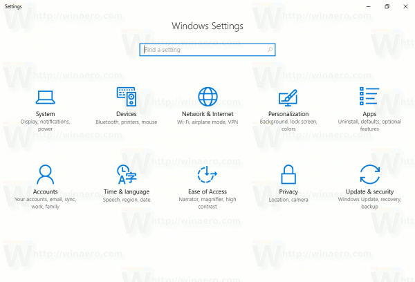 Изменить тему и внешний вид в Windows 10 Creators Update