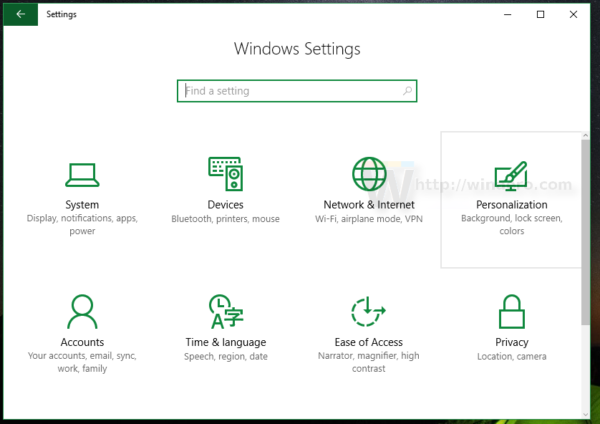 Отключить фоновое изображение экрана входа в систему в Windows 10 Anniversary Update