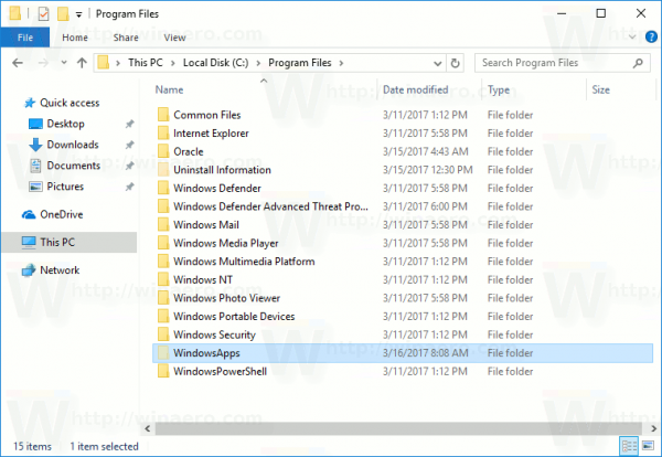 Cách mở thư mục WindowsApps trong Windows 10