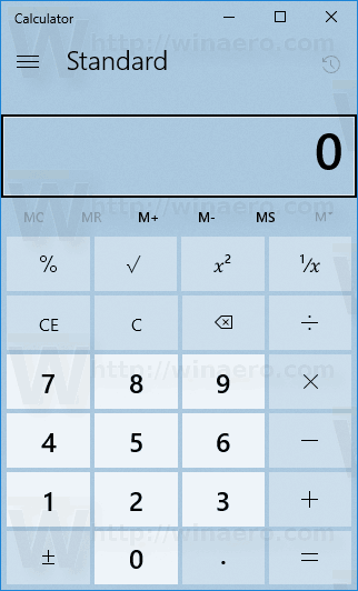 Calculadora de Windows de fuentes abiertas de Microsoft