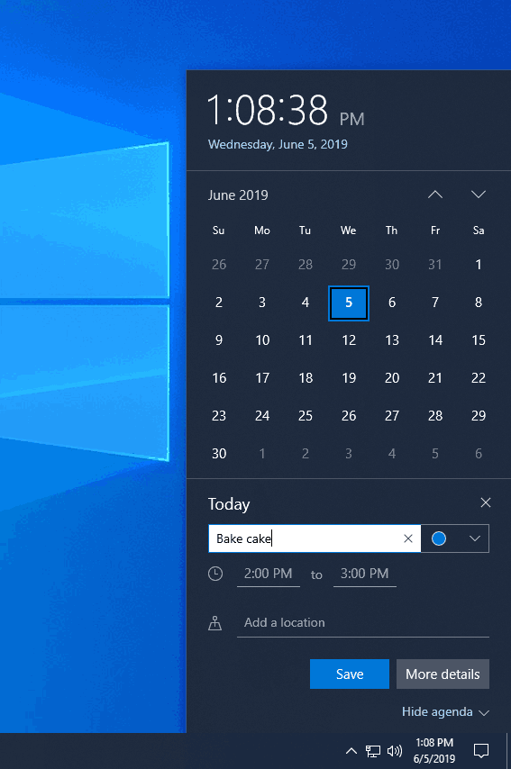 الميزات المخفية في Windows 10 Build 18912
