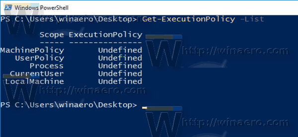 Cách thay đổi chính sách thực thi PowerShell trong Windows 10