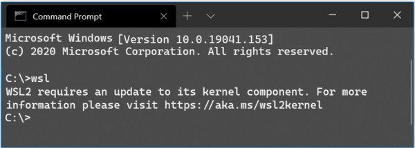 Задайте Linux Distro Version на WSL 1 или WSL 2 в Windows 10