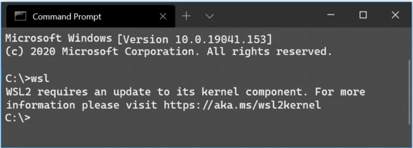 „Windows 10“ nustatykite „Linux Distro“ versiją į WSL 1 arba WSL 2