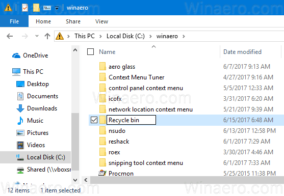 So heften Sie den Papierkorb in Windows 10 an die Taskleiste an