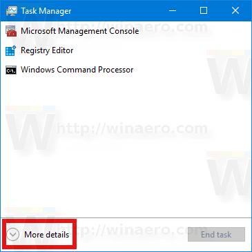 Come uccidere un processo in Windows 10