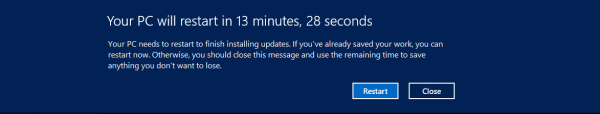 Cómo evitar que Windows 10 se reinicie automáticamente para las instalaciones de actualizaciones