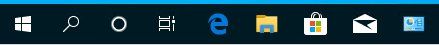 Ocultar botão Cortana da barra de tarefas no Windows 10