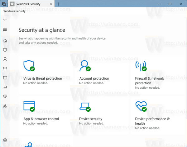 Masquer l'icône de la barre de sécurité Windows dans Windows 10