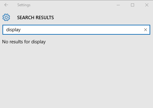 Labot meklēšanu nedarbojas datora iestatījumu lietotnē Windows 10