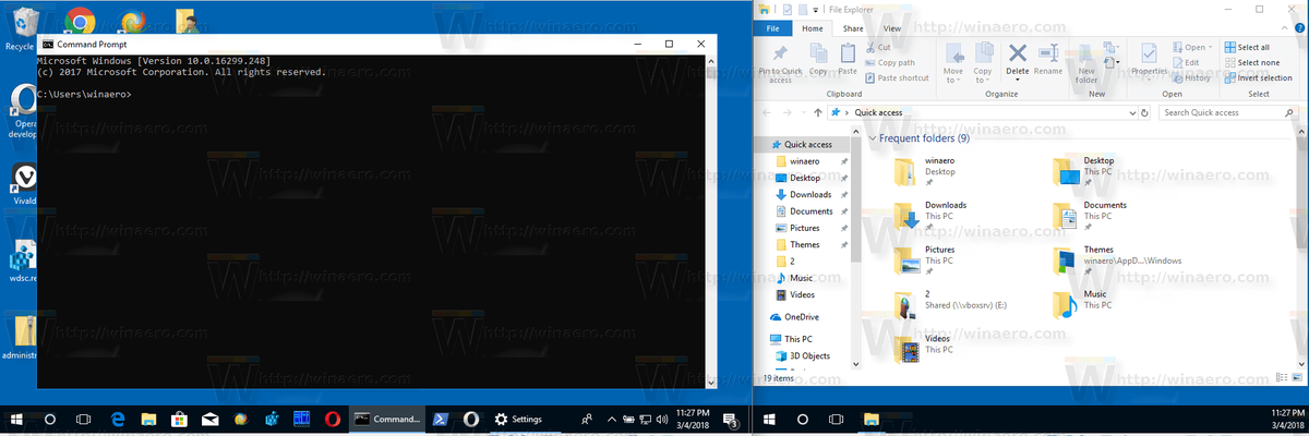 Peida Windows 10 mitme tegumiriba tegumiriba nupud