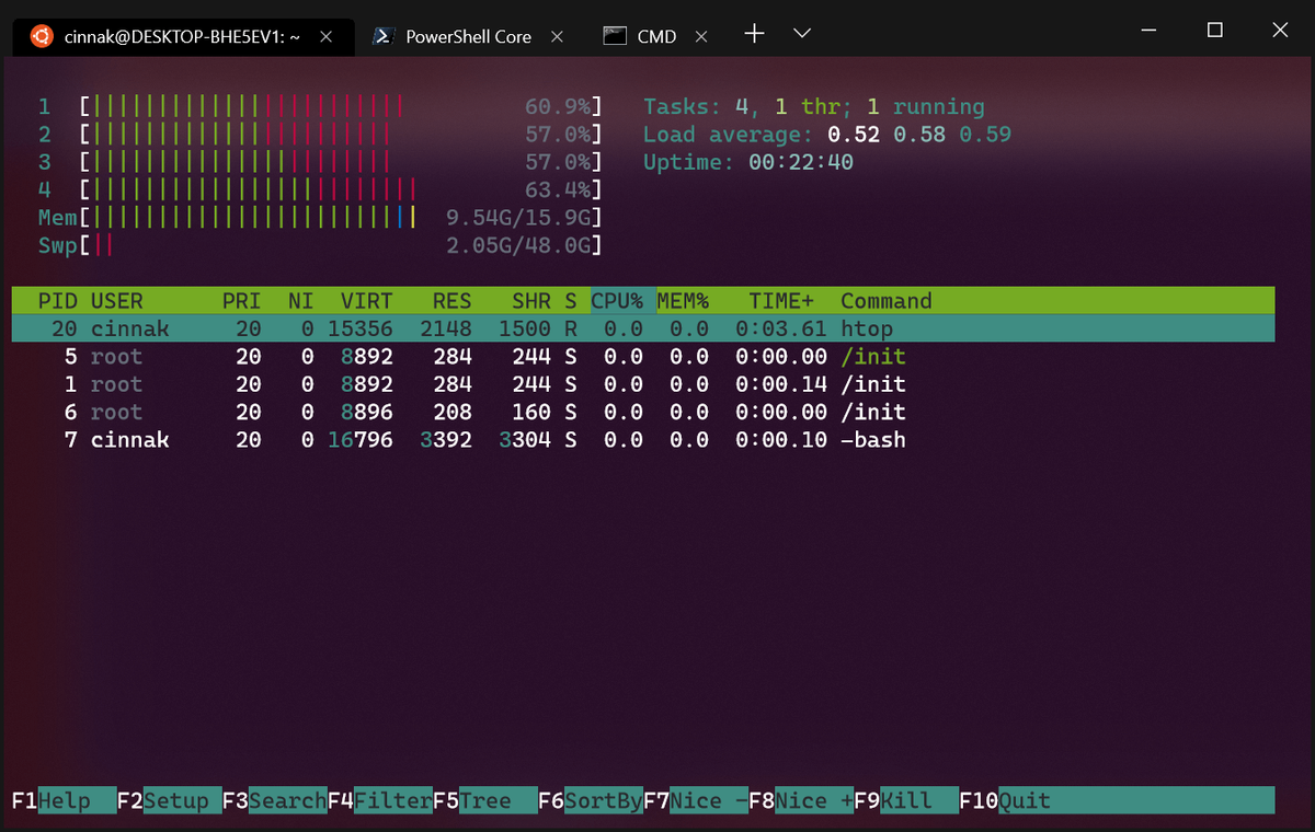 Windows Terminal v0.9 został wydany z obsługą argumentów wiersza poleceń