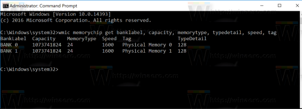 Como ver o tipo de memória DDR no prompt de comando do Windows 10