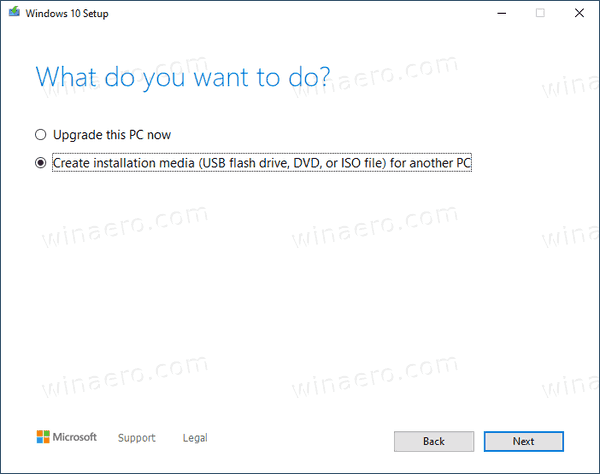 Download Windows 10 Enterprise ISO med Media Creation Tool