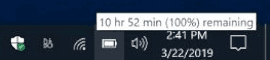 ونڈوز 10 میں بیٹری لائف کا تخمینہ شدہ وقت قابل بنائیں