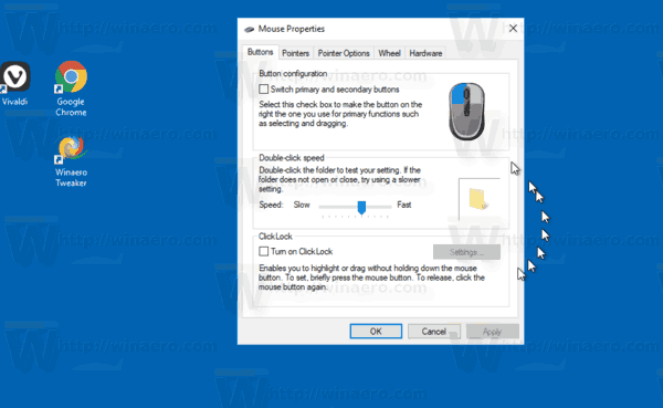 Kako omogočiti poti kazalca miške v sistemu Windows 10