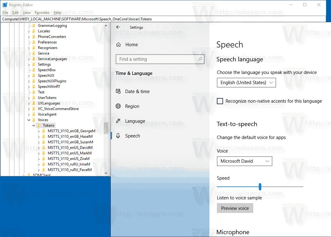 Откључајте додатни текст у говорне гласове у оперативном систему Виндовс 10
