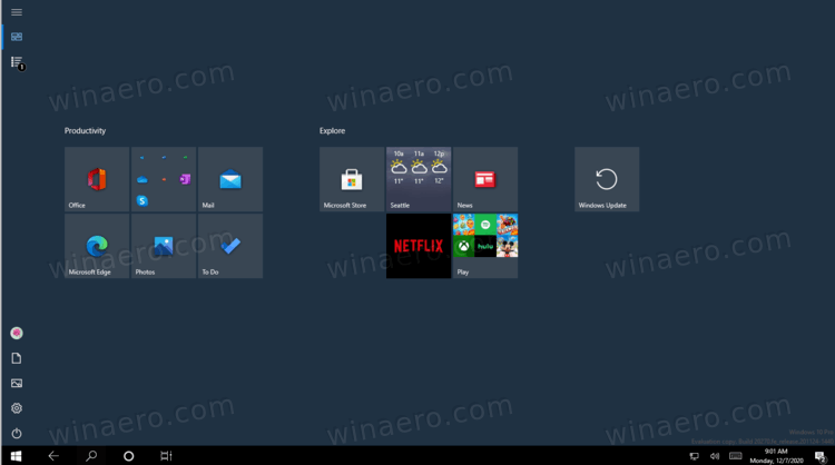 Gebruik de tabletmodus of desktopmodus wanneer u zich aanmeldt bij Windows 10
