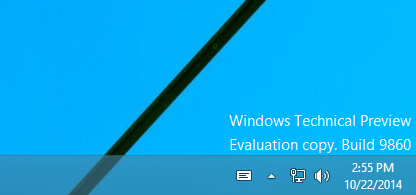 Čo je nové v systéme Windows 10 build 9860: funkcie, ktoré ste si možno nevšimli