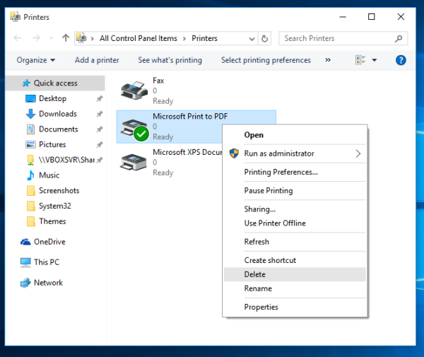 Parandage PDF-printerit Windows 10-s